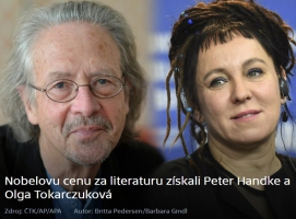 Nobelova cenu za literaturu putuje do Polska a Rakouska