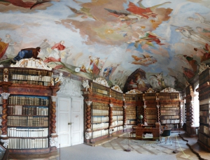Historická knihovna v premonstrátském klášteře Nová říše