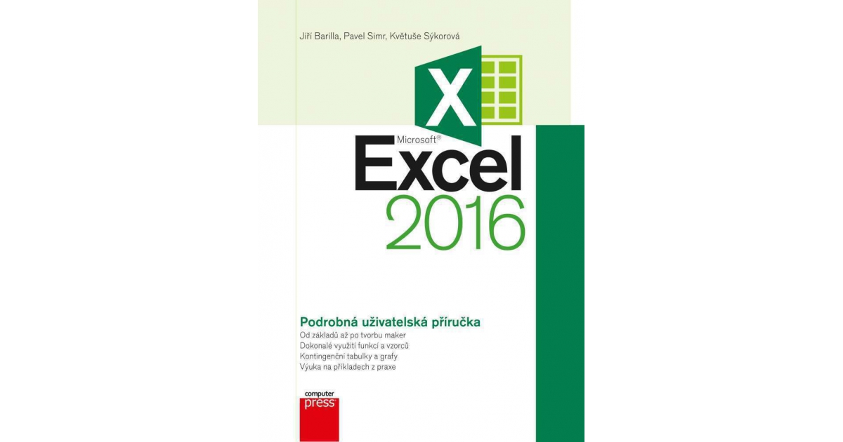 Microsoft Excel 2016 Podrobná uživatelská příručka | eKnihy ...