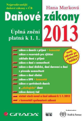 Daňové zákony 2013