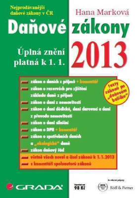 Daňové zákony 2013
