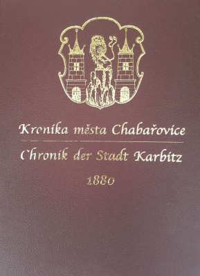 Kronika města Chabařovice z roku 1880