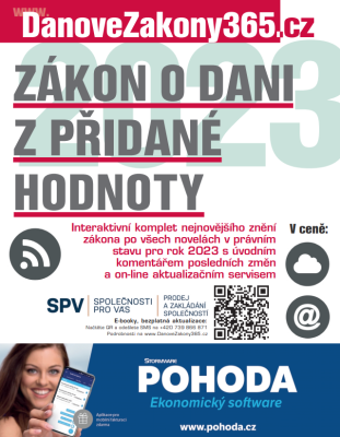 Zákon o dani z přidané hodnoty 2023 s komentářem změn