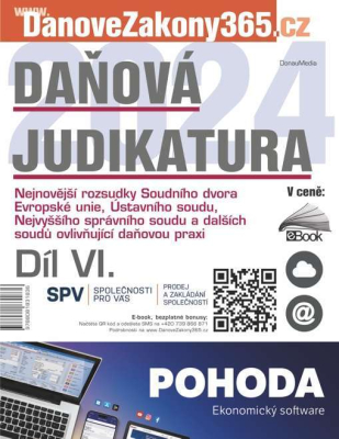 Daňová judikatura (VI.)