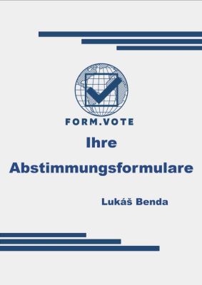 form.vote Ihre Abstimmungsformulare
